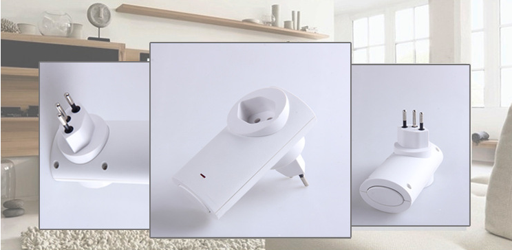 10A 230V British led sign remote wifi power outlet socket wireless control