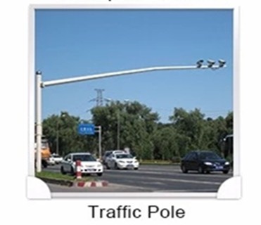 7m - 15m Electrical Power Pole 12 Sides Shape Low Voltage Steel Tubular Pole