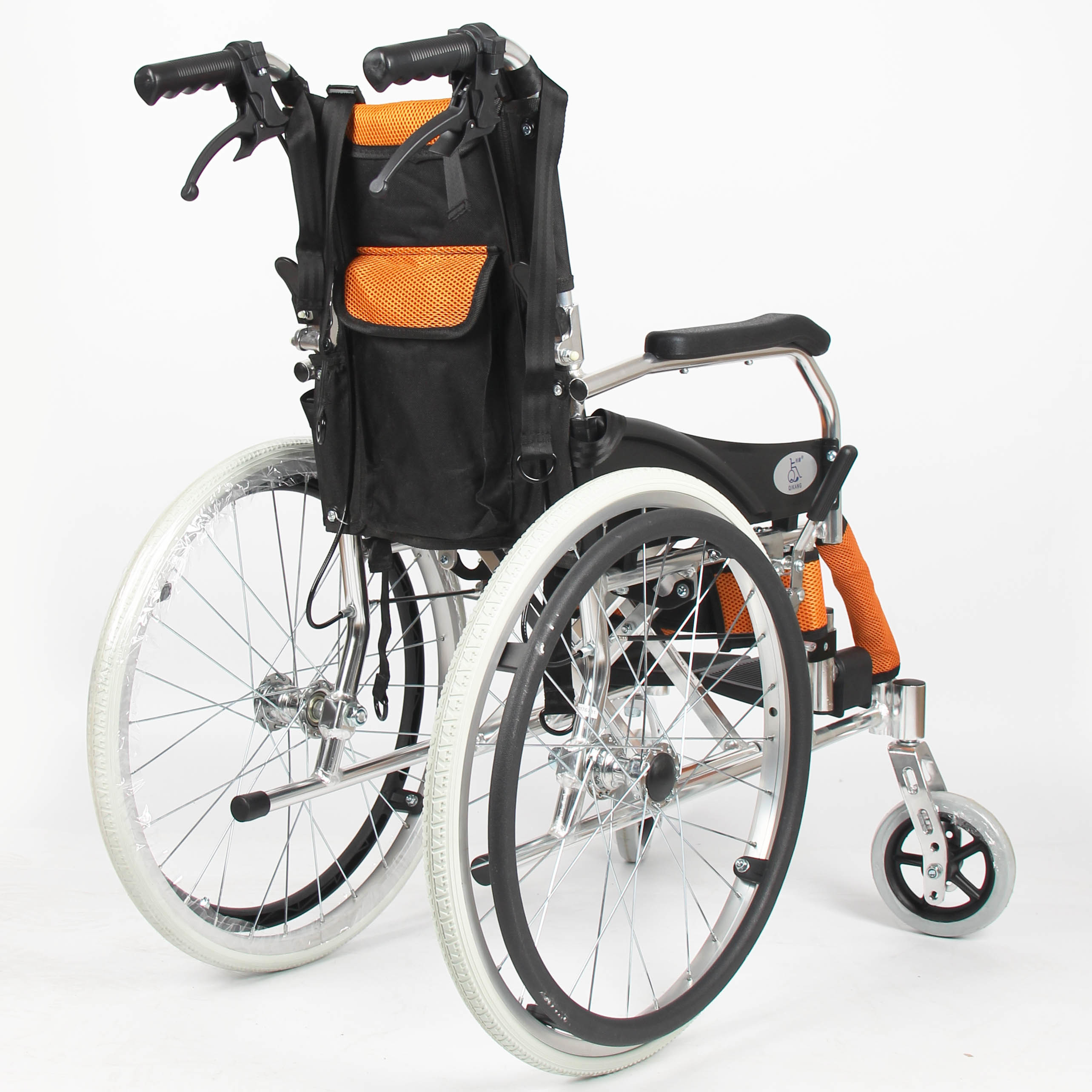 Extra Lightweight Traveling Aluminum Manual Wheelchair Transport Airplane Chair