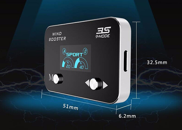 Ultra Thin 6.2mm Car Throttle Controller I Auto Mode DIY Tuning