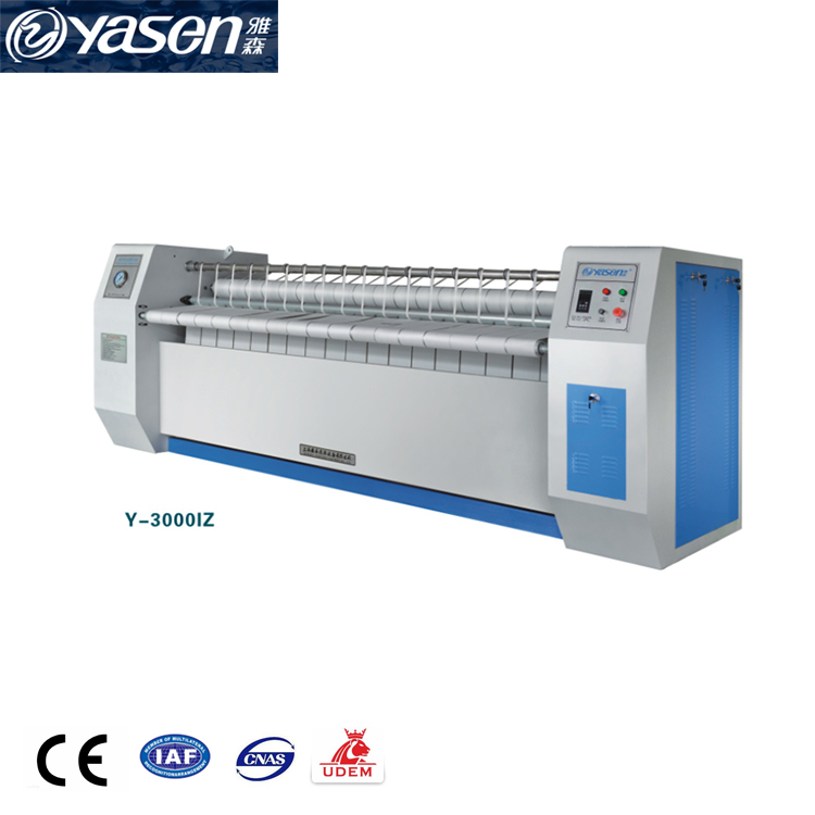 Washing Center Flatwork Ironer Machine Automatic Steam Heating Ironing Folding