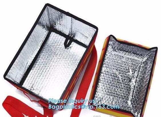 cooler bag waterproof oxford shoulder bag ice pack thermal picnic lunch box vehicle insulation bag for meal drinks pack