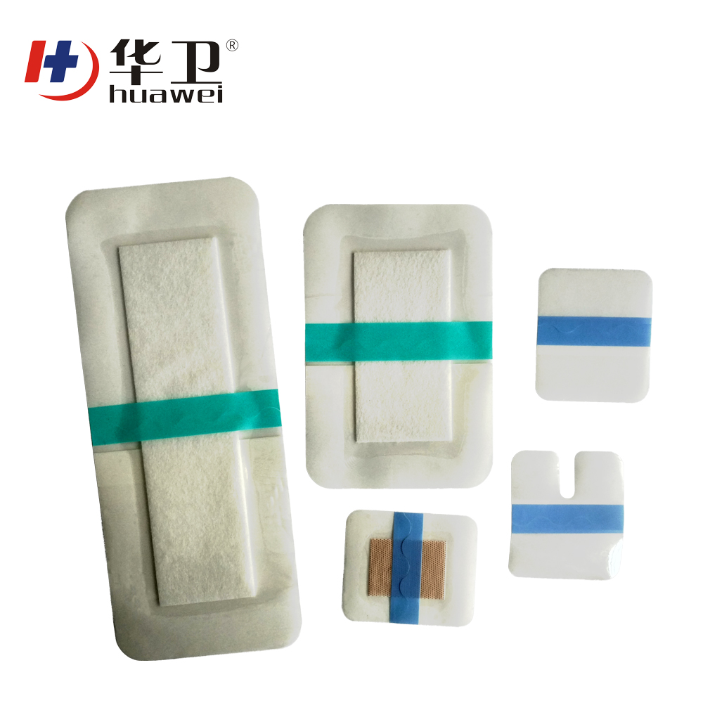 Transparent Wound Dressing With Absorbing Pad Hot Sale PU Transparent Wound Film Dressing