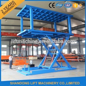 3T 3M CE Hydraulic Scissor Car Lift for Basement