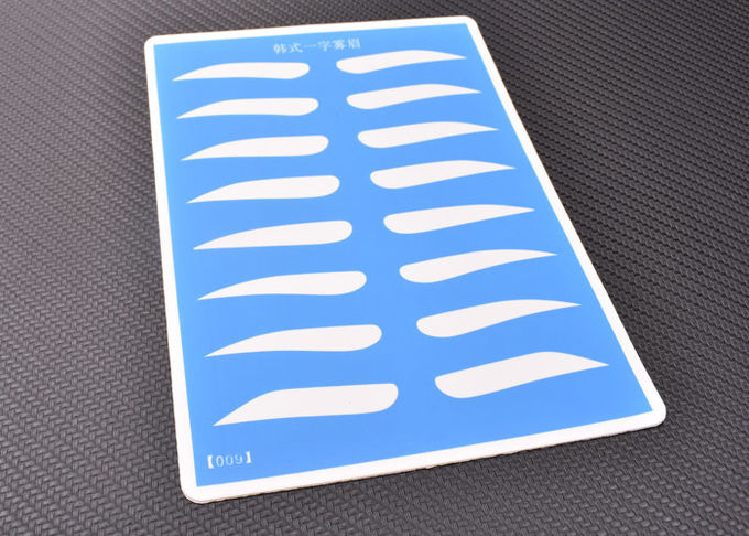 5 Designs Silicon 3D Blue Rubber Permanent Makeup Practice Skin For Eyebrows Tattoo