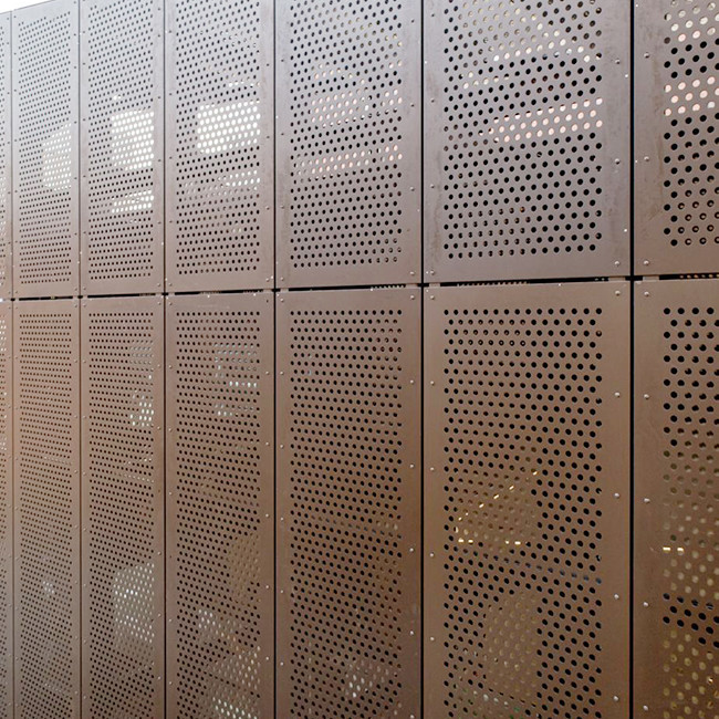 Acoustic Aluminum Metal Perforated Punching Panel Garden Decoration