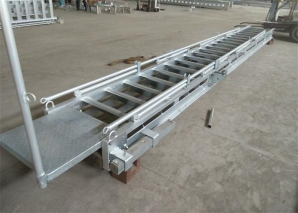 Aluminum Marine Boarding Ladder Accommodation Ladder 12 - 58 Steps