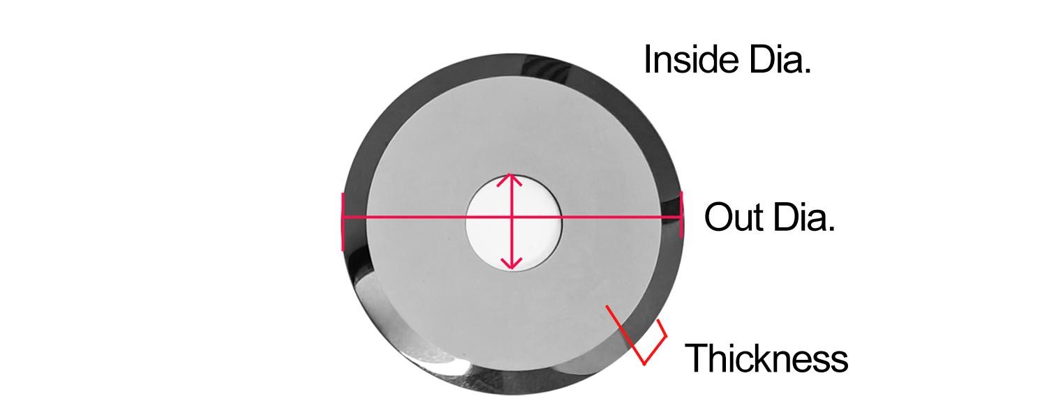 64mm*22mm*1.2mm Circular Saw Industrial Blade Tungsten Steel For Paper Tube Cutting Machine