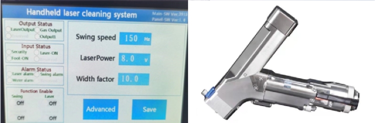 Handheld WSX CW Fiber Laser Cleaner Machine For Metal Surface Cleaning 2000 Watt