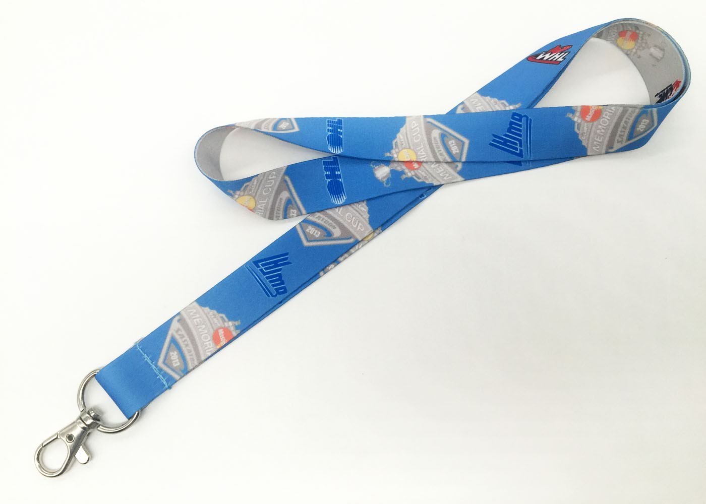 School Use Polyester Dye Sublimation Lanyards Customized Logo For Safety