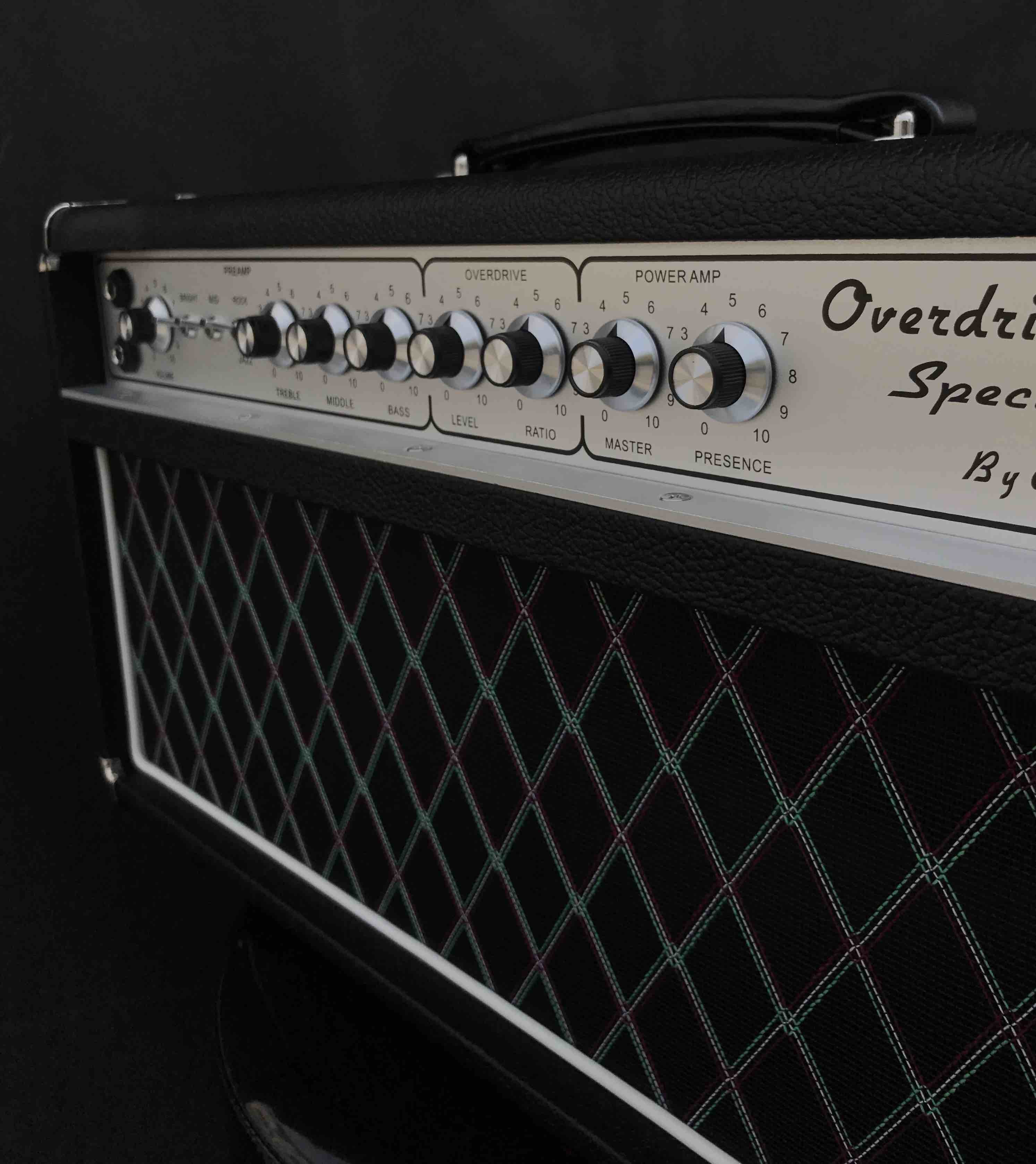 Grand Dumble Boutique Hand-wired Overdrive Special ODS50 Amp Head 50W in Black Custom Faceplate is Available