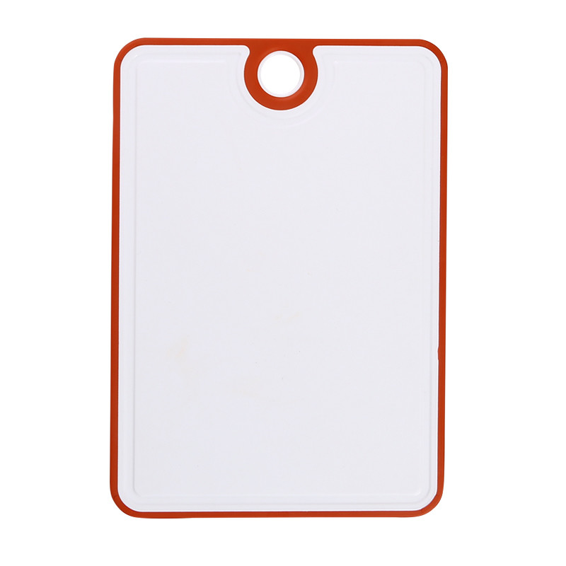 Plastic Household Non Slip Two Sided Cutting Board With Grooves