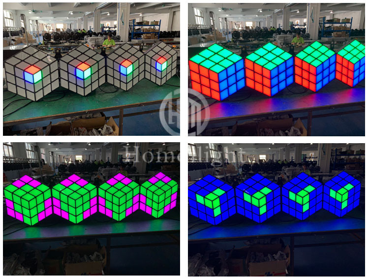 LED 3D Magic Cube LED Dance Floor Panels stage Acrylic LED Backlight Panel