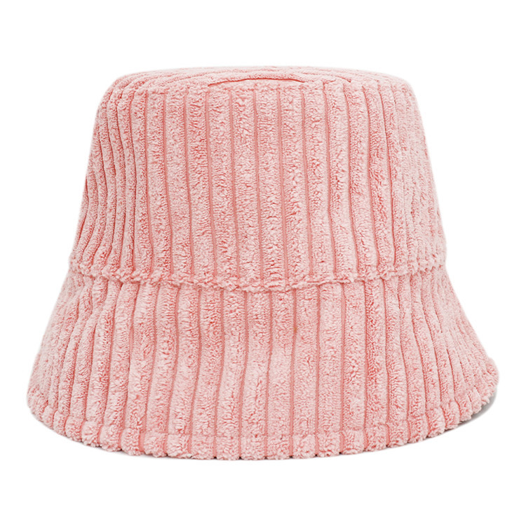 High Auality Corduroy Reversible Bucket Hat Unisex Cotton Twill Canvas Sun Fishing Hat