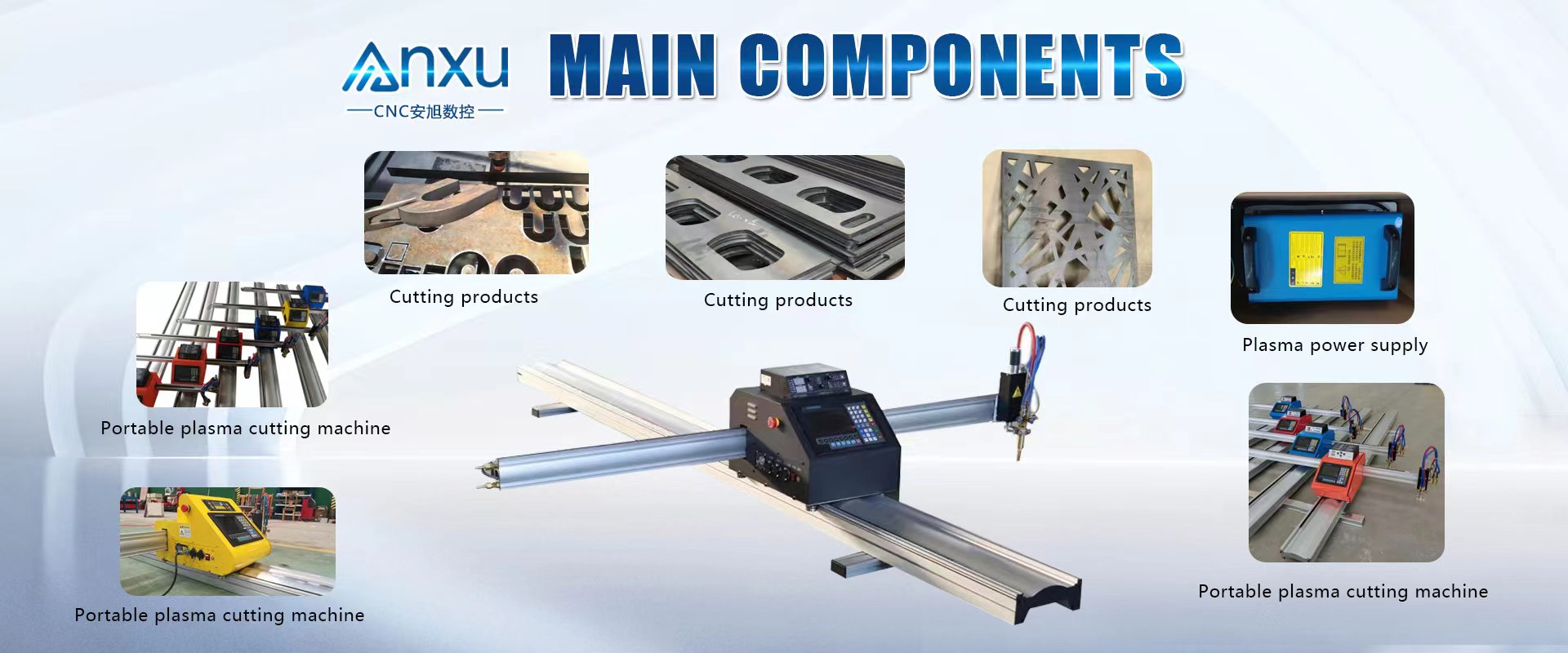 Industrial Automatic Portable Flame Cutting Machine With Stepper Motor