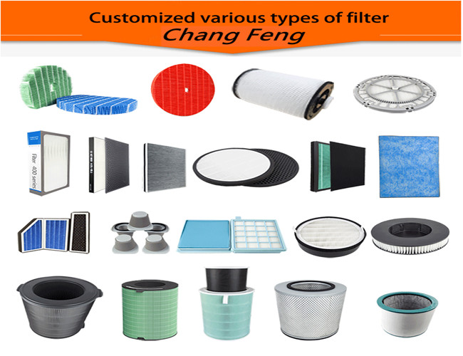 Highly Efficiency Car Air Purification Without Partition High Temperature Filter