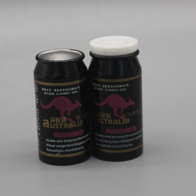 Aluminum 100ml Medicine Bottle For Pills Tablets Herbs Capsules