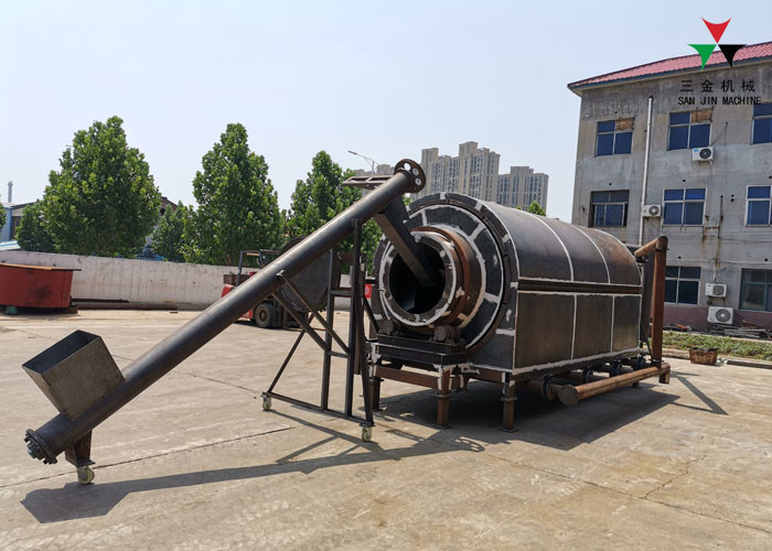 1000kg/H Olive Slage Biomass Carbonization Furnace For Charcoal