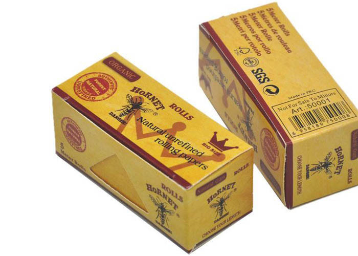 5 Meter Long Hornet Weed Cigarette Paper Roll Translucent Color