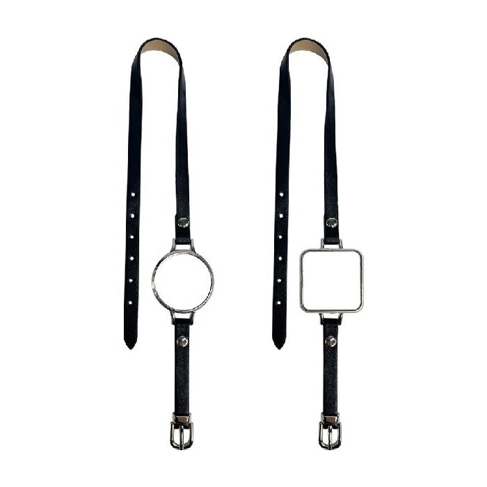 DIY Leather Strap Bracelet Sublimation Blanks Floating Locket Bracelet