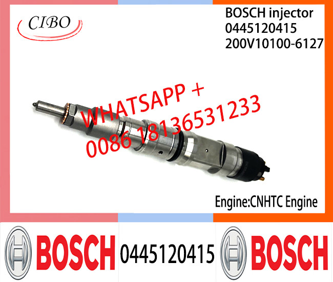 BOSCH 0445120415 Neutral Diesel Fuel Injector Assembly 0445120415 200V10100-6127 For TC Engine