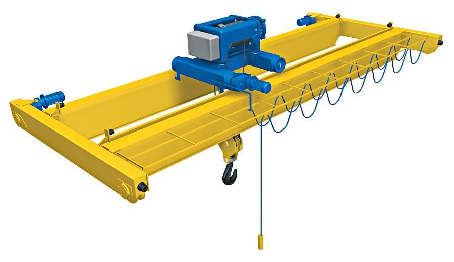 Easy Operated Bridge Crane Double Girder Overhead Crane with Capacity 5-100 Ton and A5-A7 Working Grade