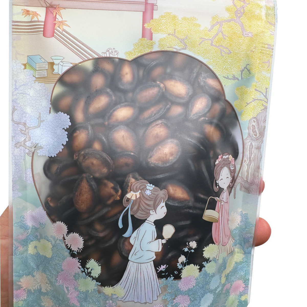 Classical Style Matte Plastic Custom Printed Stand Up Pouches with Clear Window and Zipper for Candy