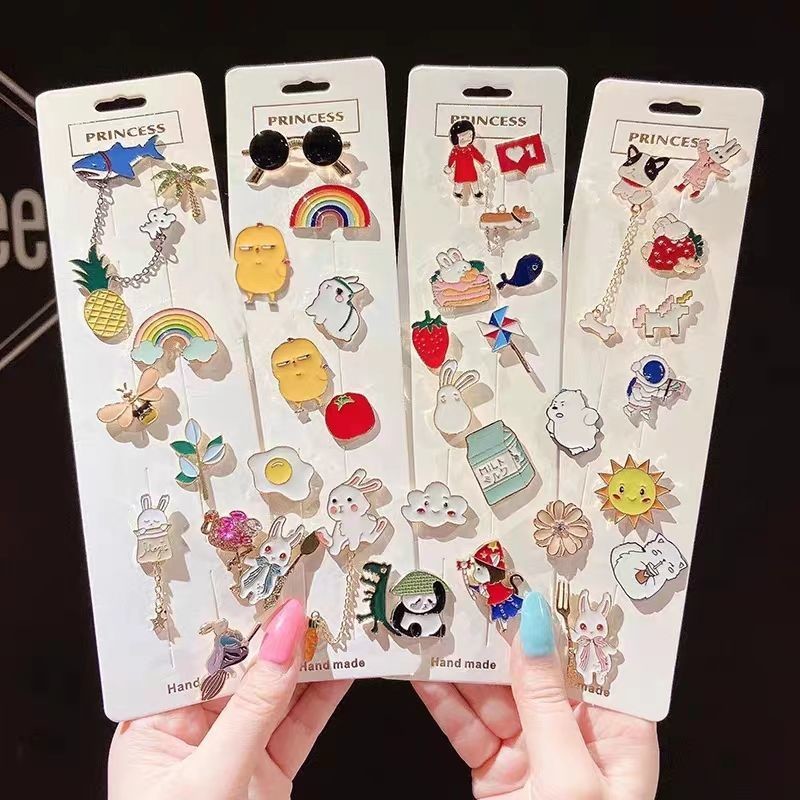 Cute Ready Stock Metal Logo Design Custom Lapel Pins Manufactur Metal Custom Enamel Pin