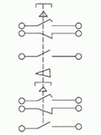 Industrial Remote Controls for Overhead Crane, Single Speed