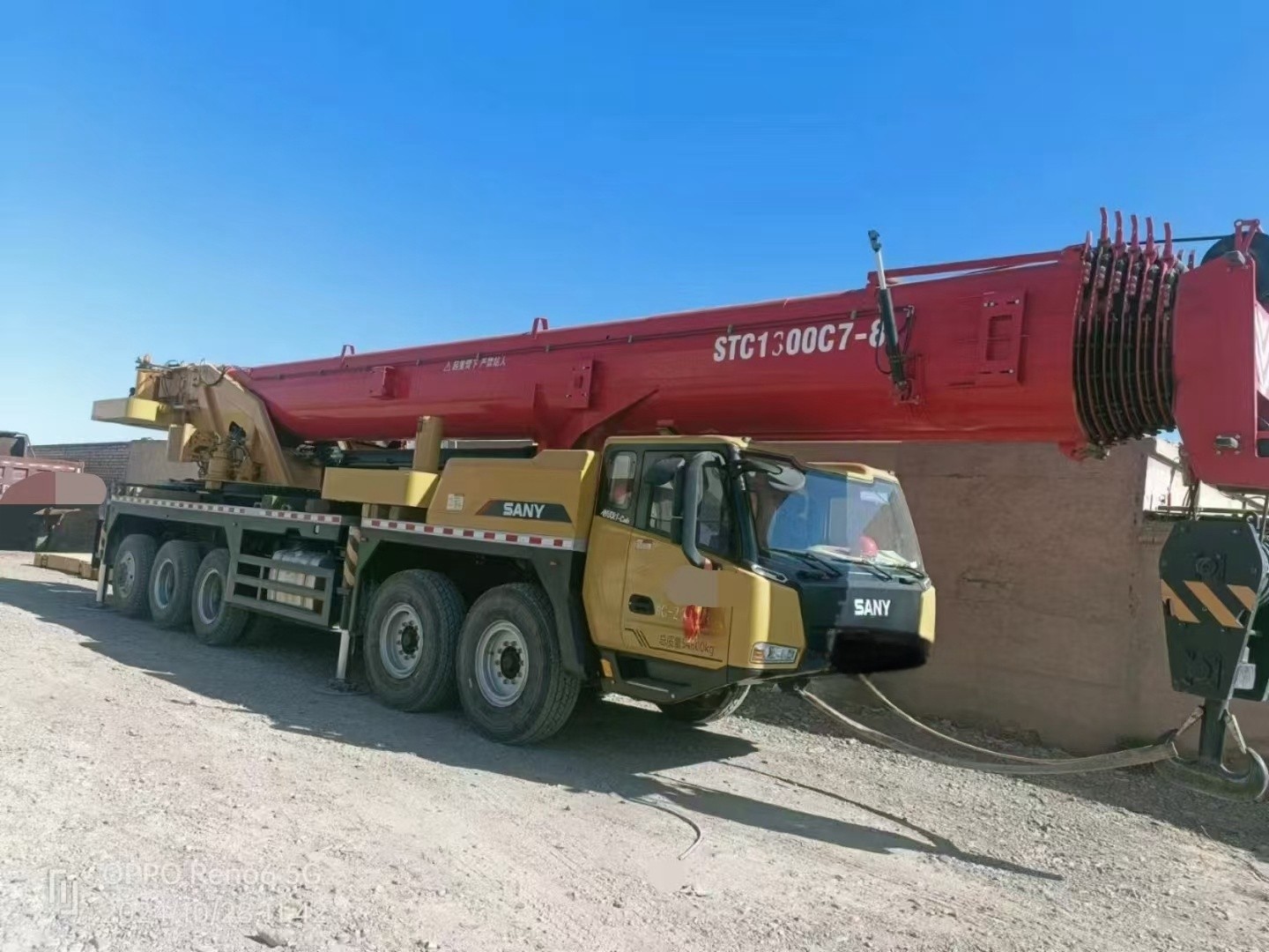Truck Mounted Used Crane 100t Mobile Crane 2023 Model Sany STC1000C7-8