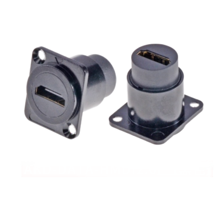 Industrial Electronics Accessories Zinc Alloy Square Data Connector for Audio Data via USB