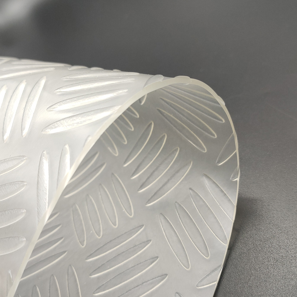 Transparent PVC Non Slip PVC Floor Mats Inner PE Film