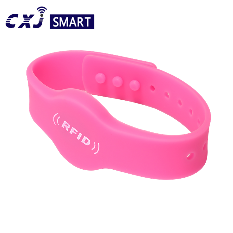 125Khz Silicone RFID NFC Bracelet Programmable ISO14443A Protocol