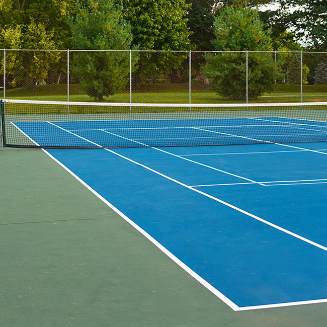 Multi Purpose Outdoor Tennis Court Acrylic Surface Waterproof