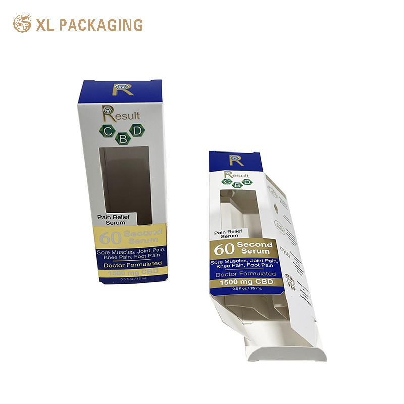 Custom Printing Beauty Skincare Essential Oil Paper Box Cosmetic Cream Box Packaging Folding Card Box