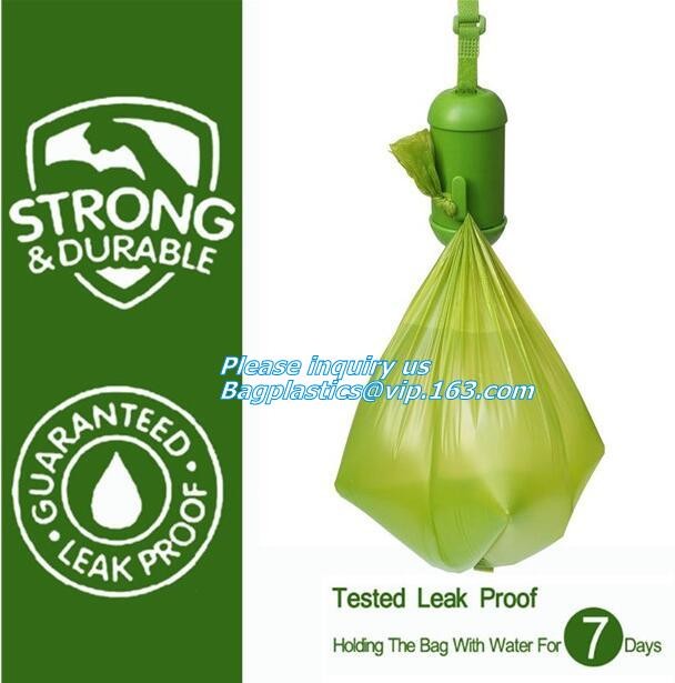 Doggy Poo Bags Compostable Doggie Dog Poop Bags Custom Printed, Disposable Compostable Doggie Biodegradable Pet Dog Wast
