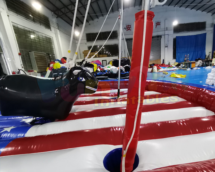 OEM Inflatable Mechanical Rodeo Bull Interactive Sport Fighting Games