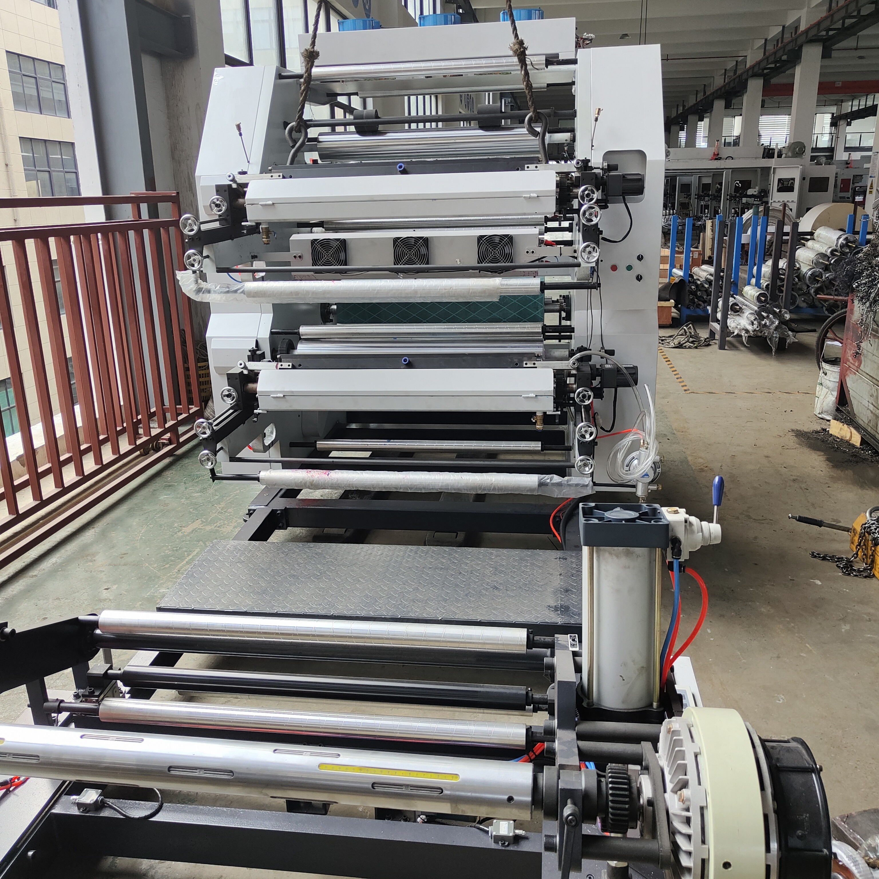 HJ-21000 Flexographic Printing Machine Of 950mm And Max. Speed 70m/Min 2.38mm Plate