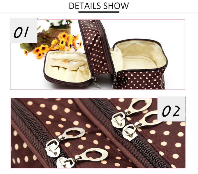Multi-Function Large Capacity Double-Layer Cosmetic Bag Travel