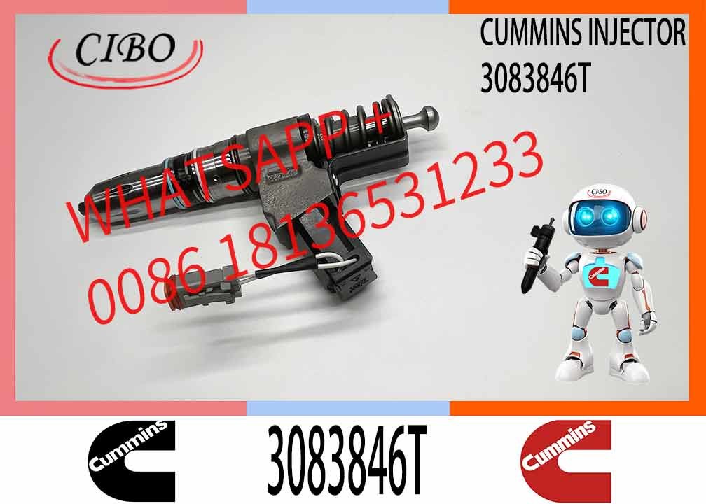 Common Rail Diesel Fuel Injector 3411767 3083846T For Cummins QSN14 N14