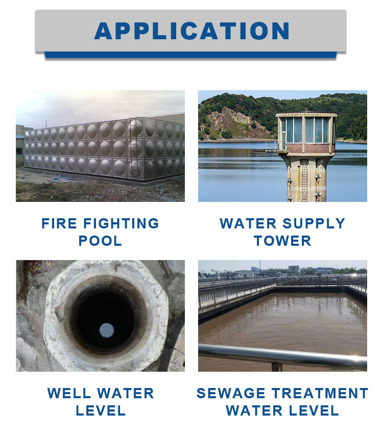 0-200mH2O 4-20MA Analog Water Level Sensor For River Dirty Water