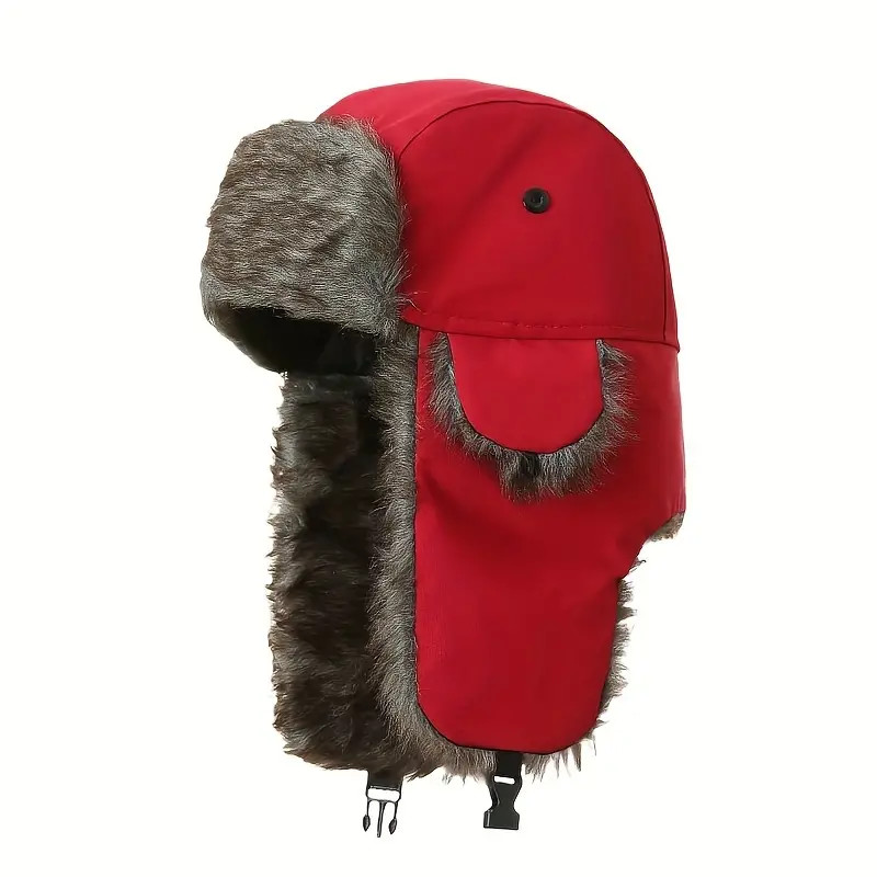 Unisex Warm Trapper Winter Hat Windproof Wateproof For Extreme Cold Weather