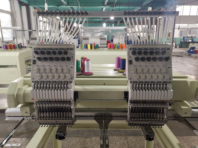 Imcotec Industrial Double Head Embroidery Machine Package Size 1600 X 890 X 1050mm