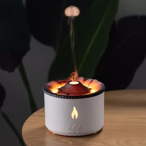 Experience the Difference with 3D Flame Ultrasonic Volcano Humidifier Aroma