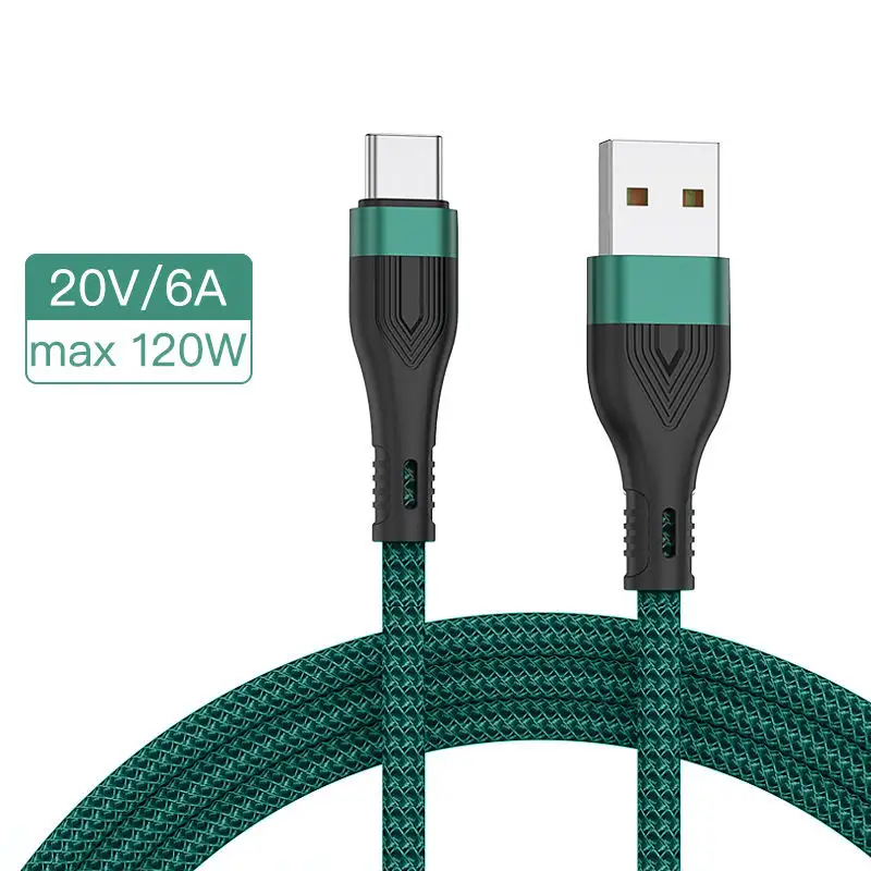 Speed TYPE-C Charging Cable 66W USB-C for Android Max 120W Xiaomi Huawei OPPO VIVO 6A