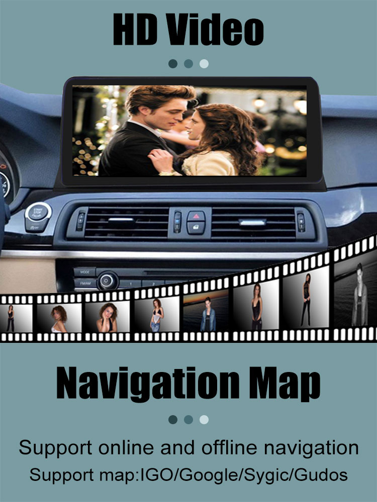 OE NO. BMW 10.25 Inch 4G LTE Android 12.0 Car Multimedia Player For BMW 5 Series F10 F11 CIC NBT System 2010-20