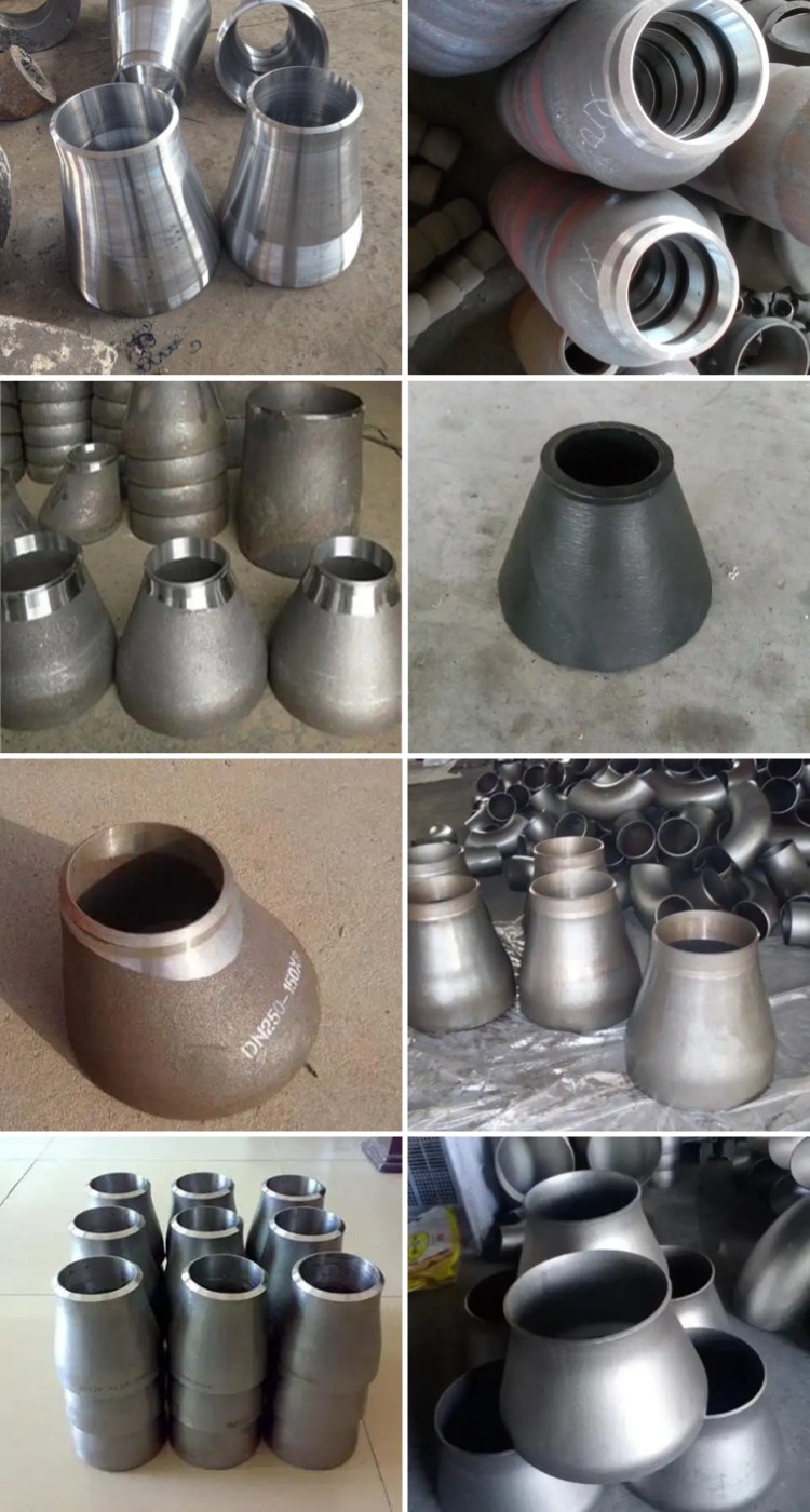 Round Head Code Welding Connection 304 316 Industrial Stainless Steel Pipe Fittings Eccentric Reducer for Pipe Connection