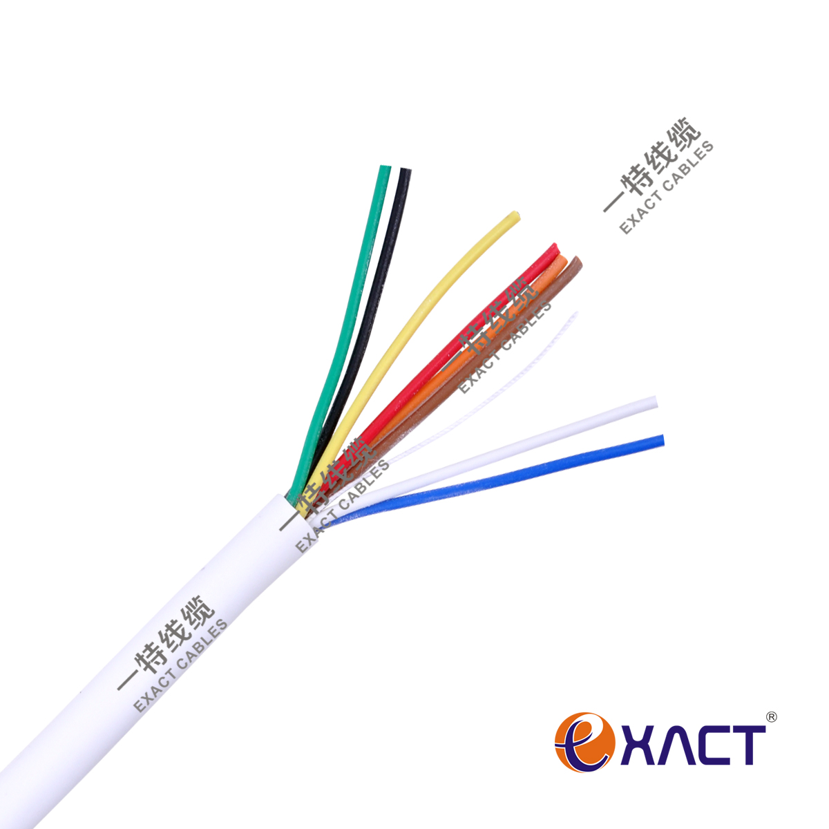 Advanced CCA Stranded 6x0.22mm2 2x0.5mm2 Composite CPR Eca Control Cable for Security