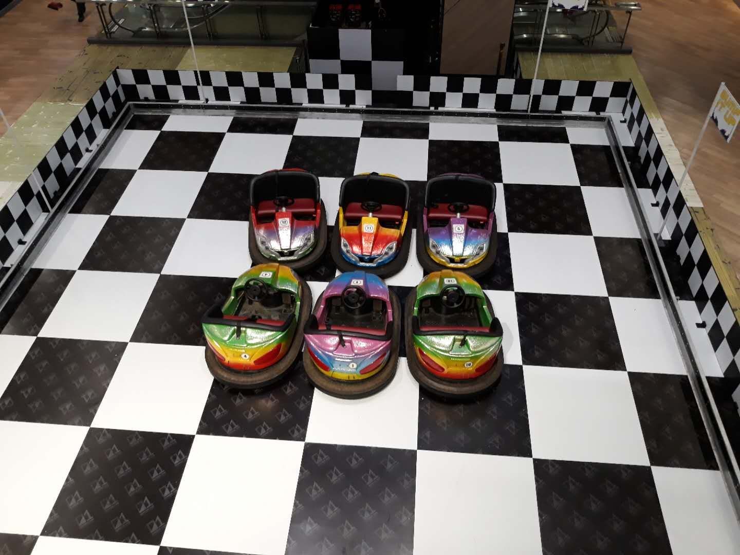 Durable Battery Bumper Cars , DC24V Kiddie Bumper Cars Wear Resistant