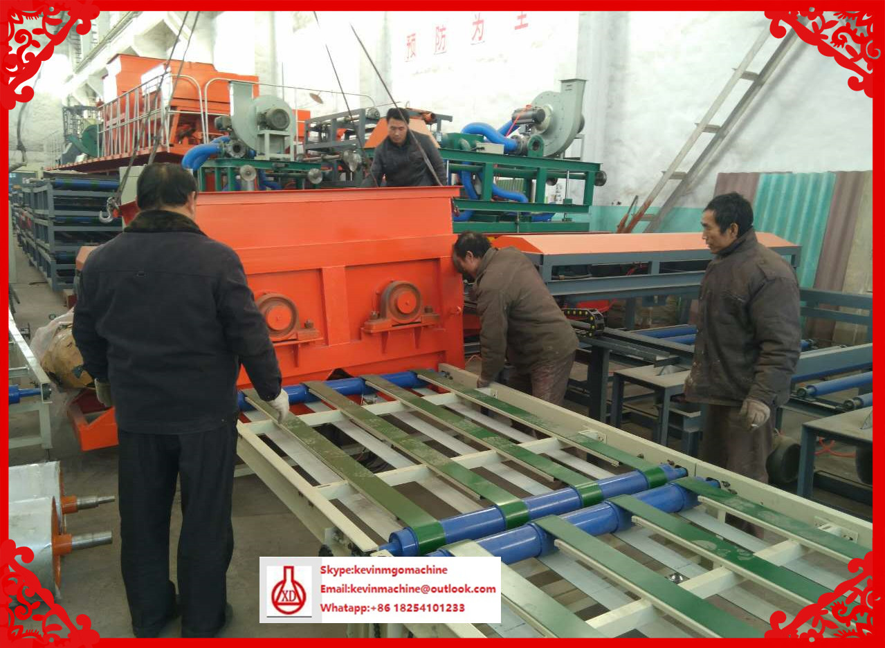 Steel Stucture Magnesium Oxide Board Production Line with Board Thickness Control